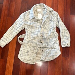 Line and Dot NWT Belted Shacket